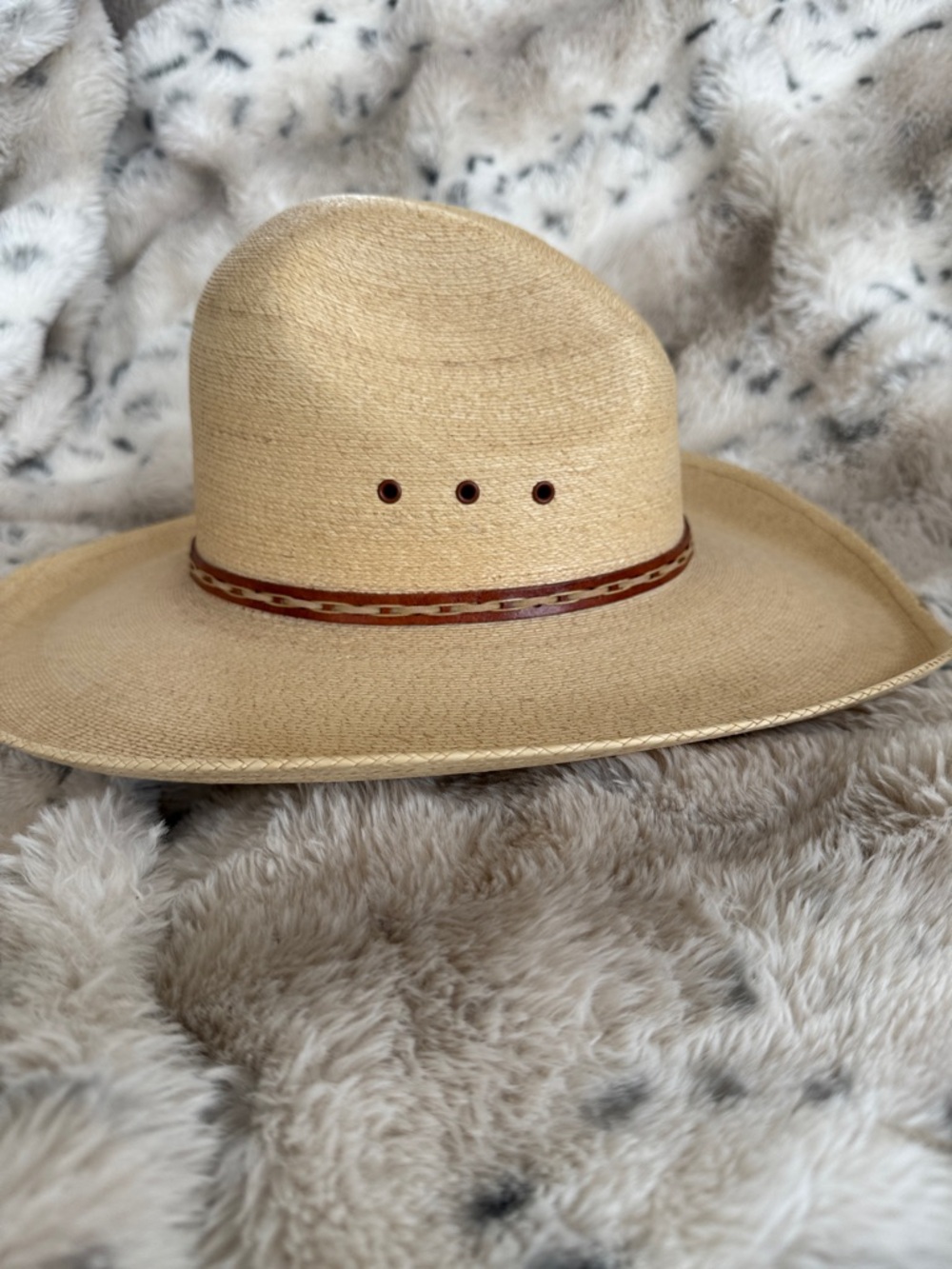 Palm western Gus hat - Picture 2 of 4